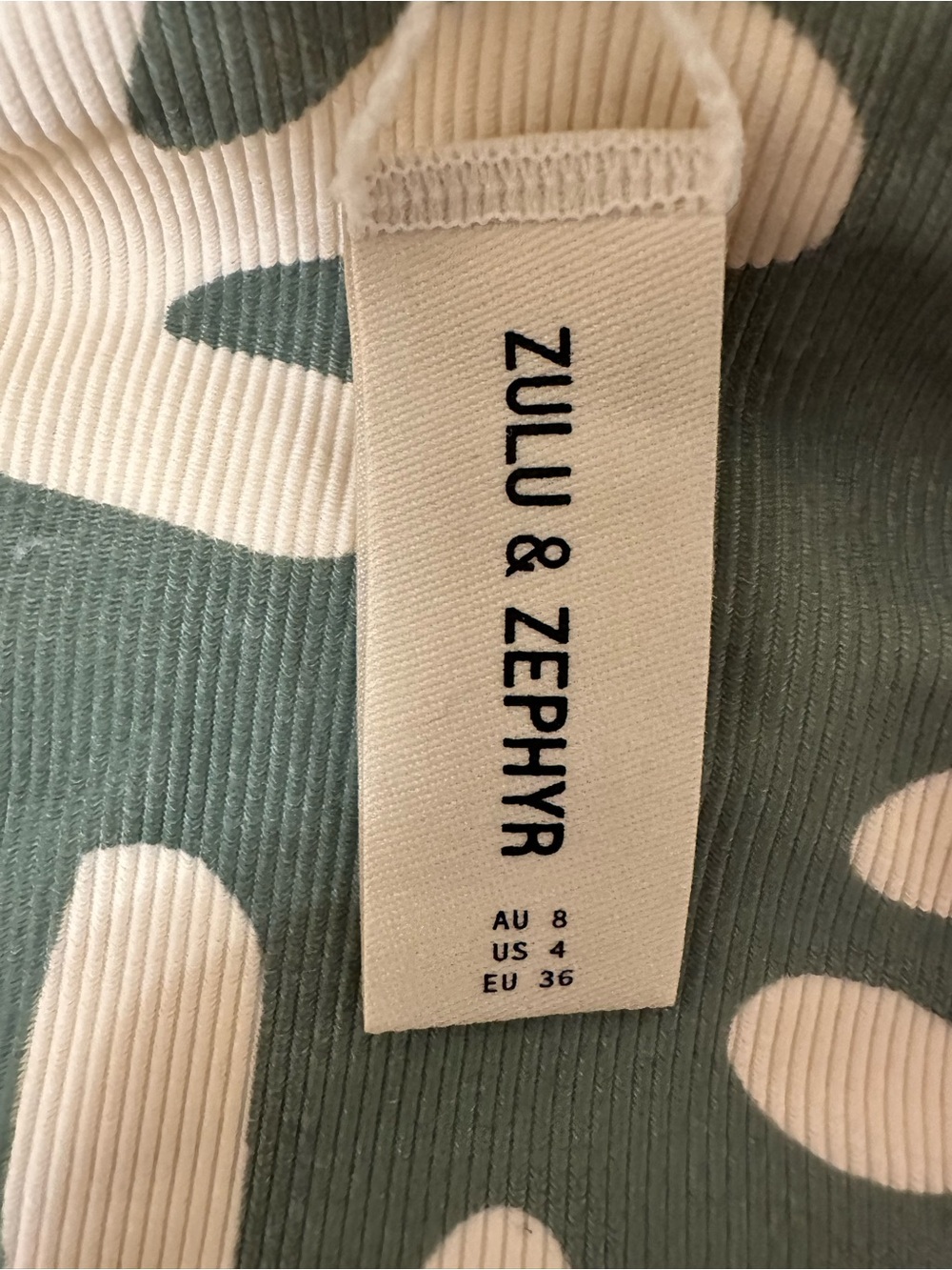 Zulu & Zephyr One Piece Ribbed Swimsuit - Picture 4 of 5